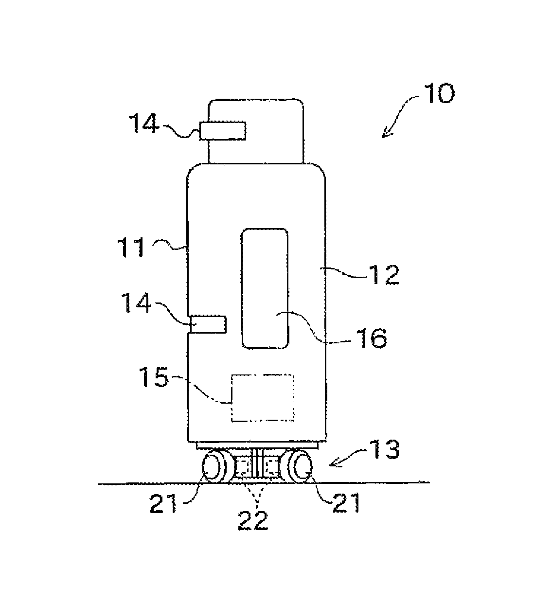 Autonomous mobile body and control method of same