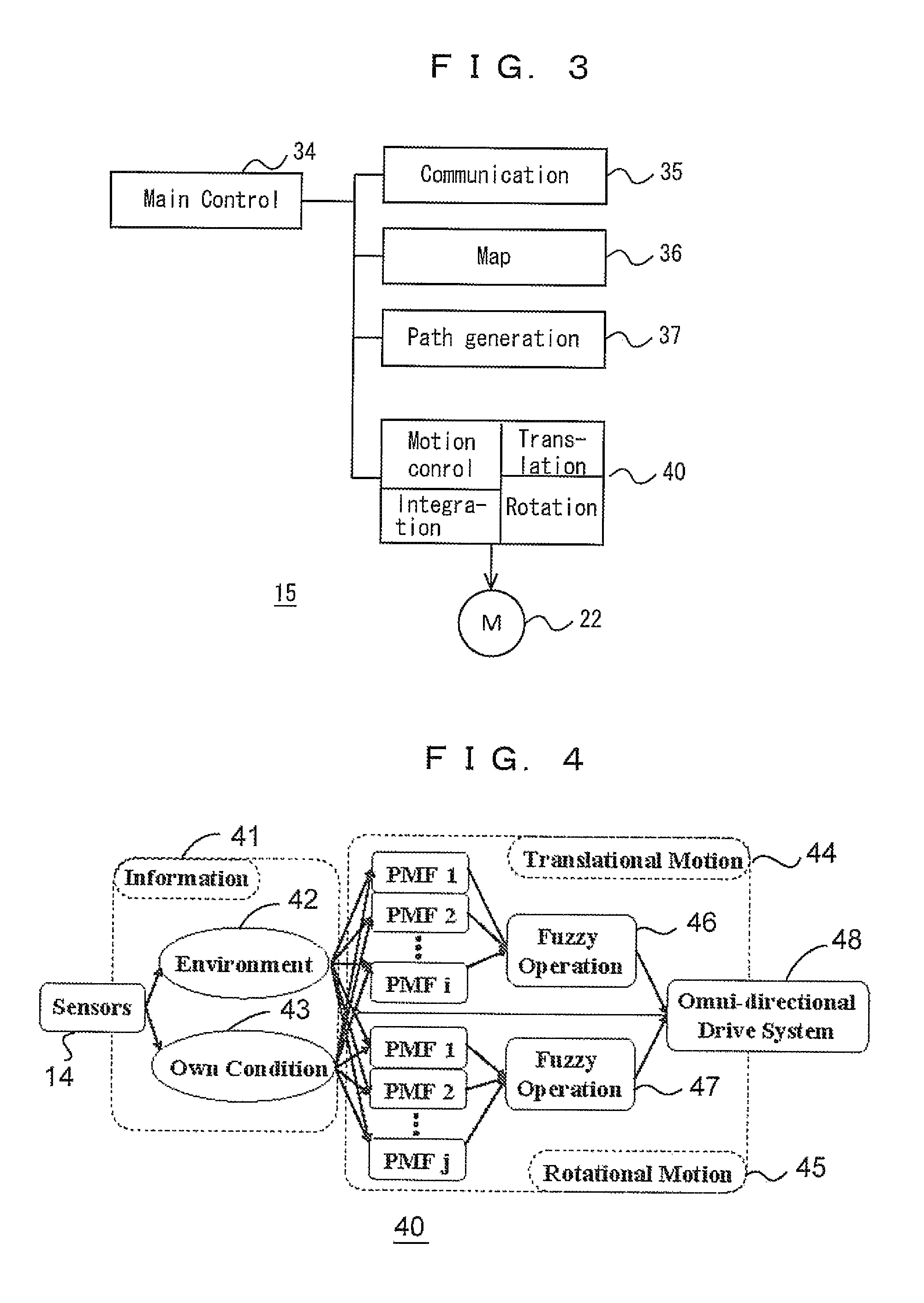 Autonomous mobile body and control method of same