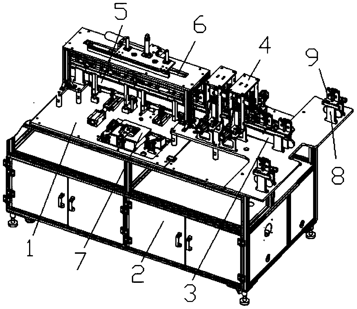 A wire stripping and tinning all-in-one machine for usb-c interface processing