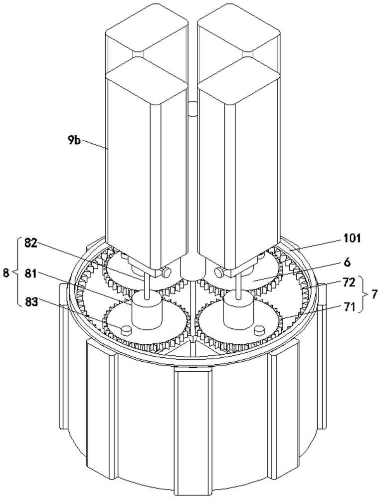 Sand table device capable of highlighting, lifting and displaying various buildings