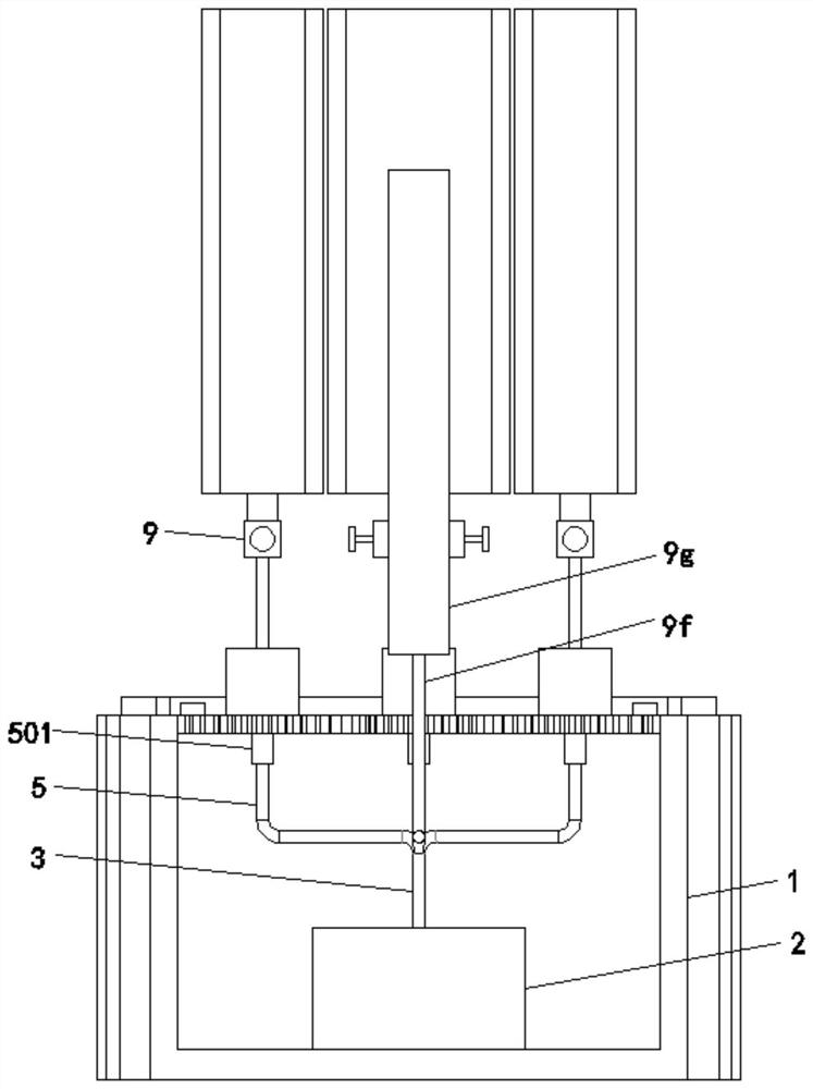 Sand table device capable of highlighting, lifting and displaying various buildings