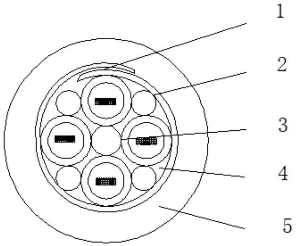 Anti-cracking optical cable and production process of armor layer in the anti-cracking optical cable