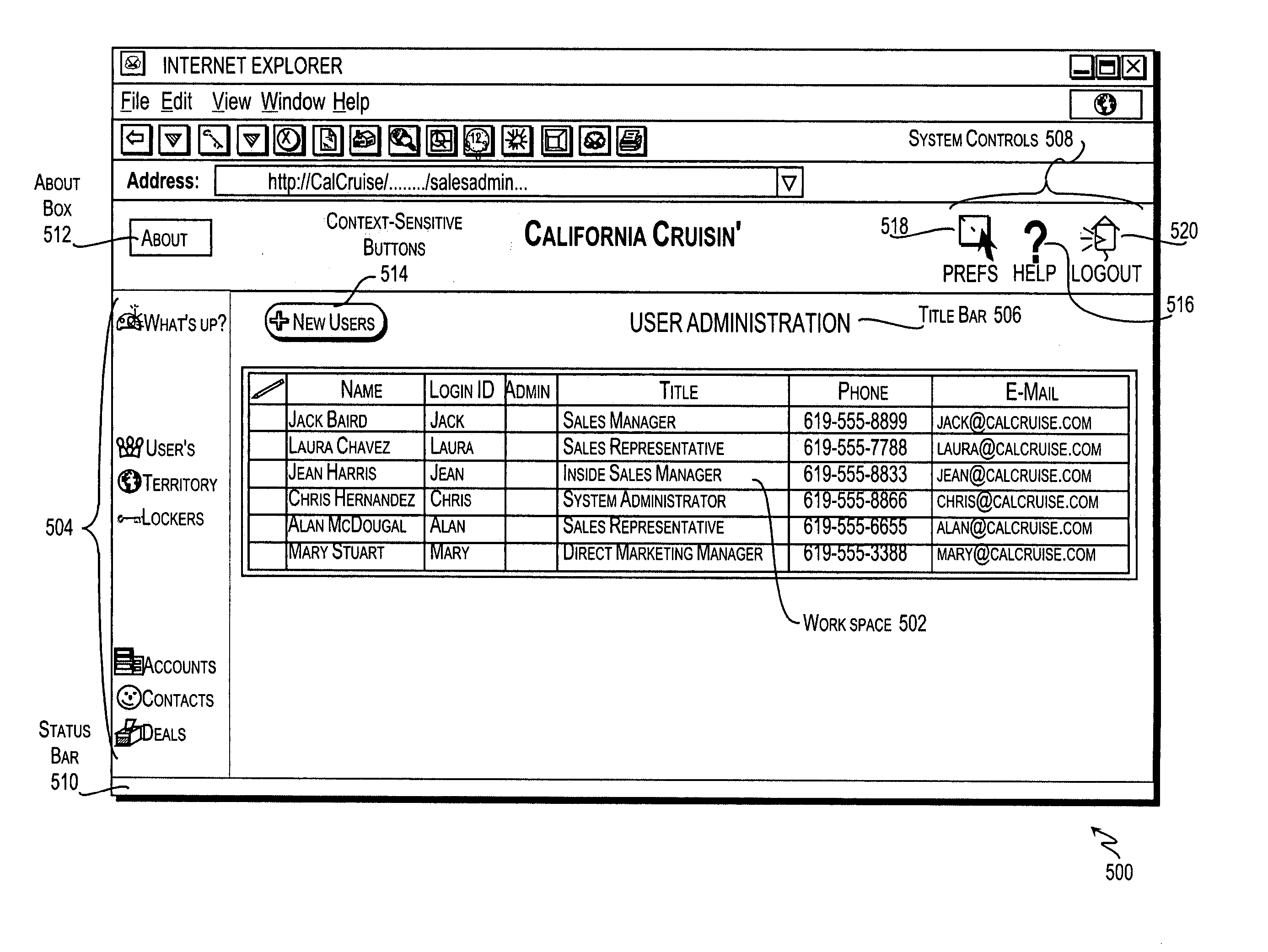 Method and apparatus for network-based sales force management