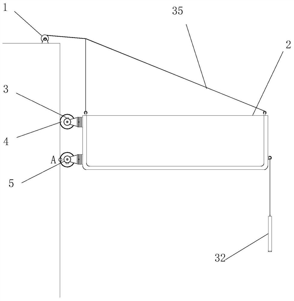 Construction platform for building external wall and wall surface detection method based on platform