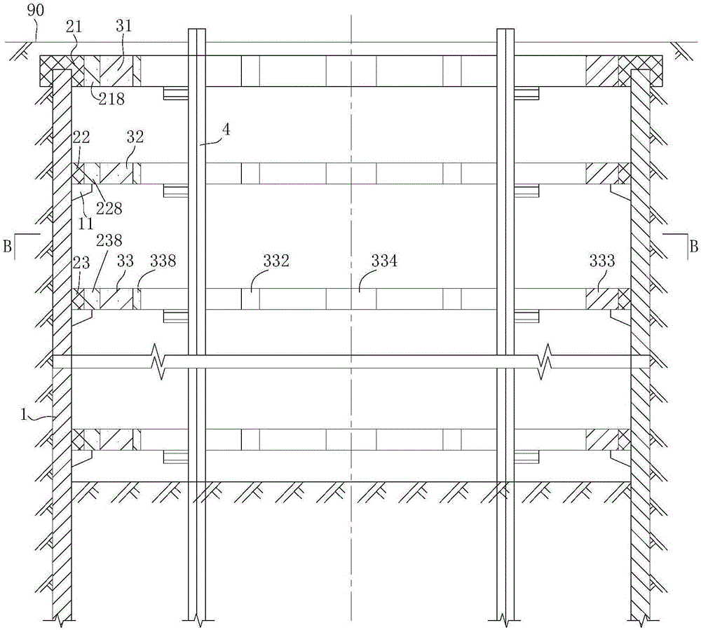 Assembly type underground garage and building method thereof