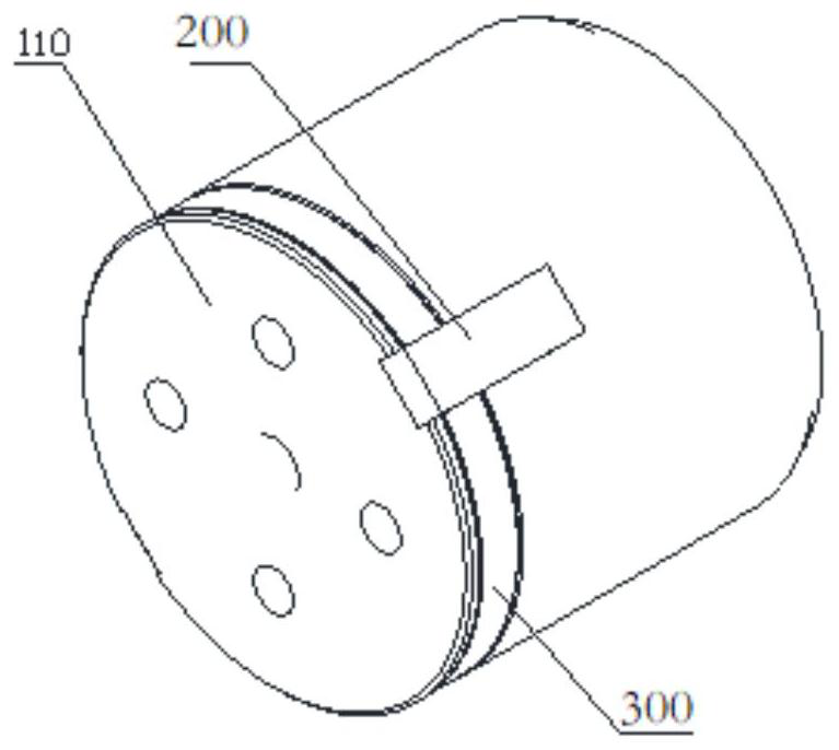 Intelligent temperature measurement static contact device