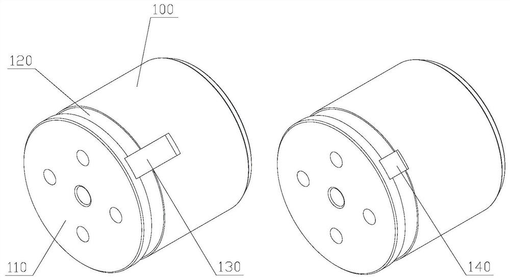 Intelligent temperature measurement static contact device