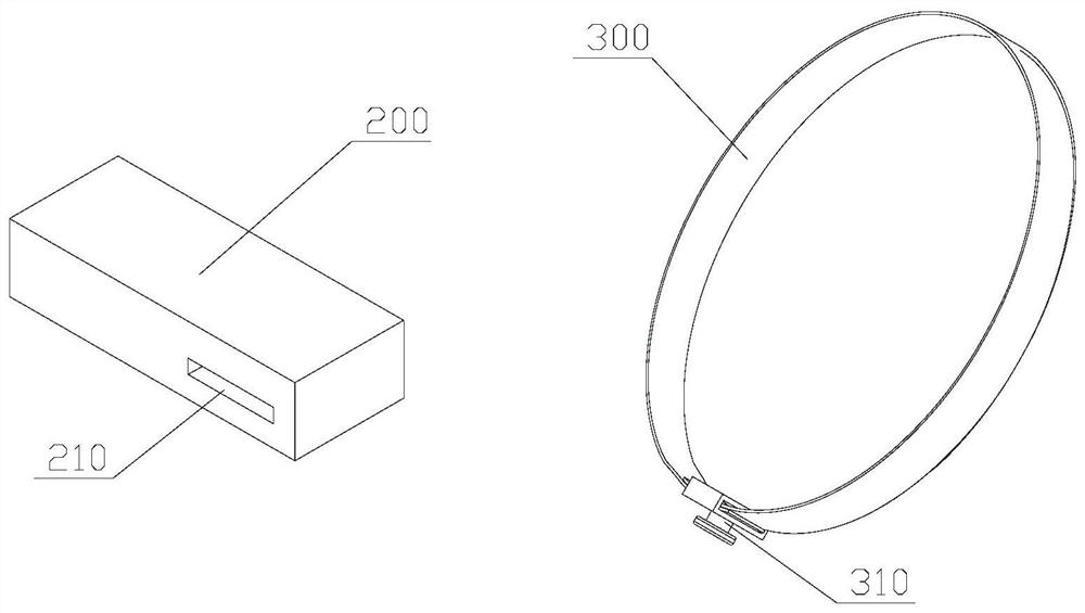 Intelligent temperature measurement static contact device