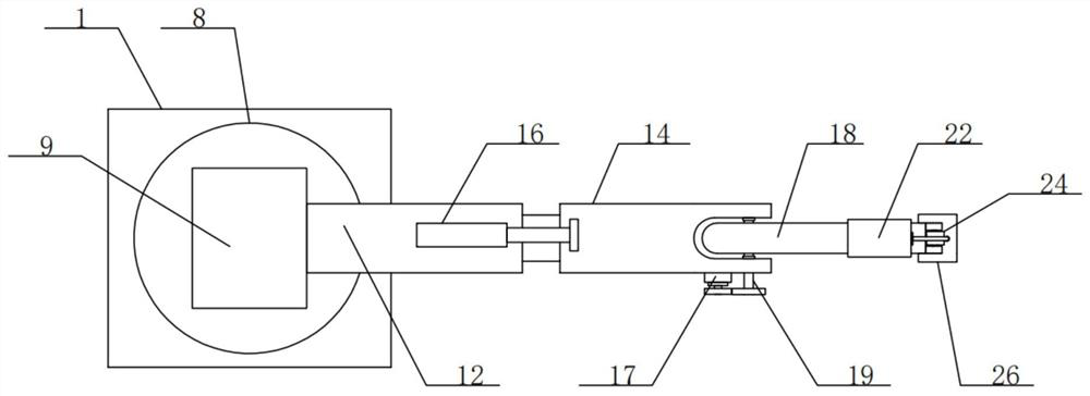 Material sucking device for automatic production line