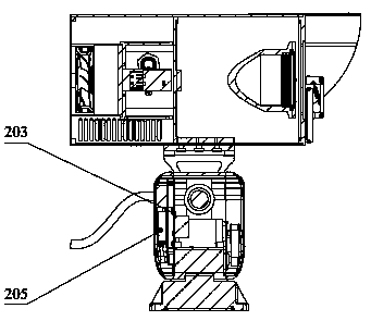 Laser night vision stable pan-tilt