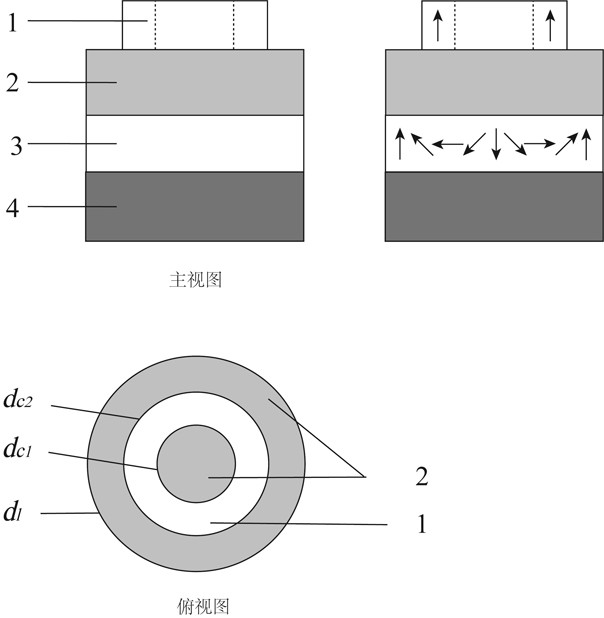 A microwave detection element