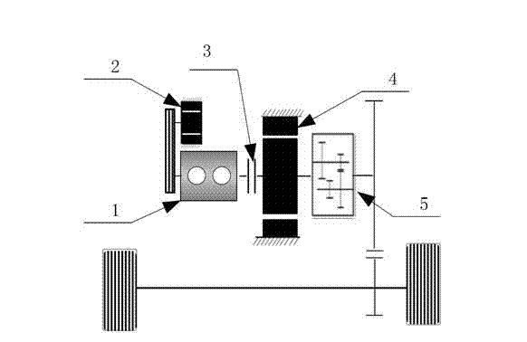 Drive control method for range-extended electric vehicle