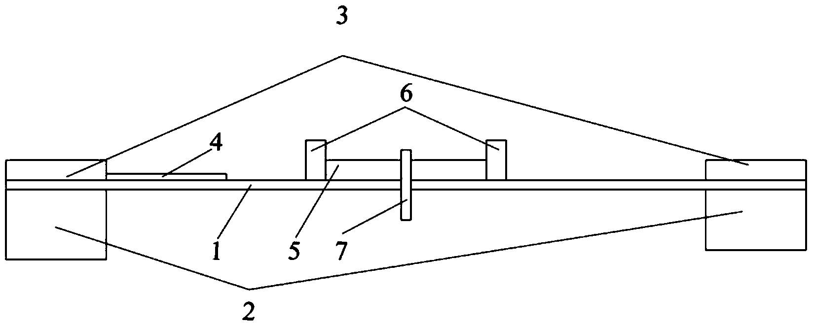 Wideband piezoelectric type vibration energy collection device with movable mass ring