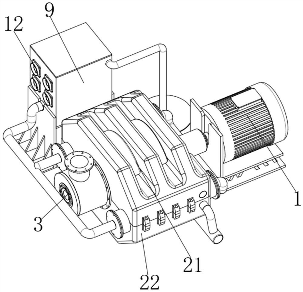 A green and environment-friendly low energy consumption silent air compressor