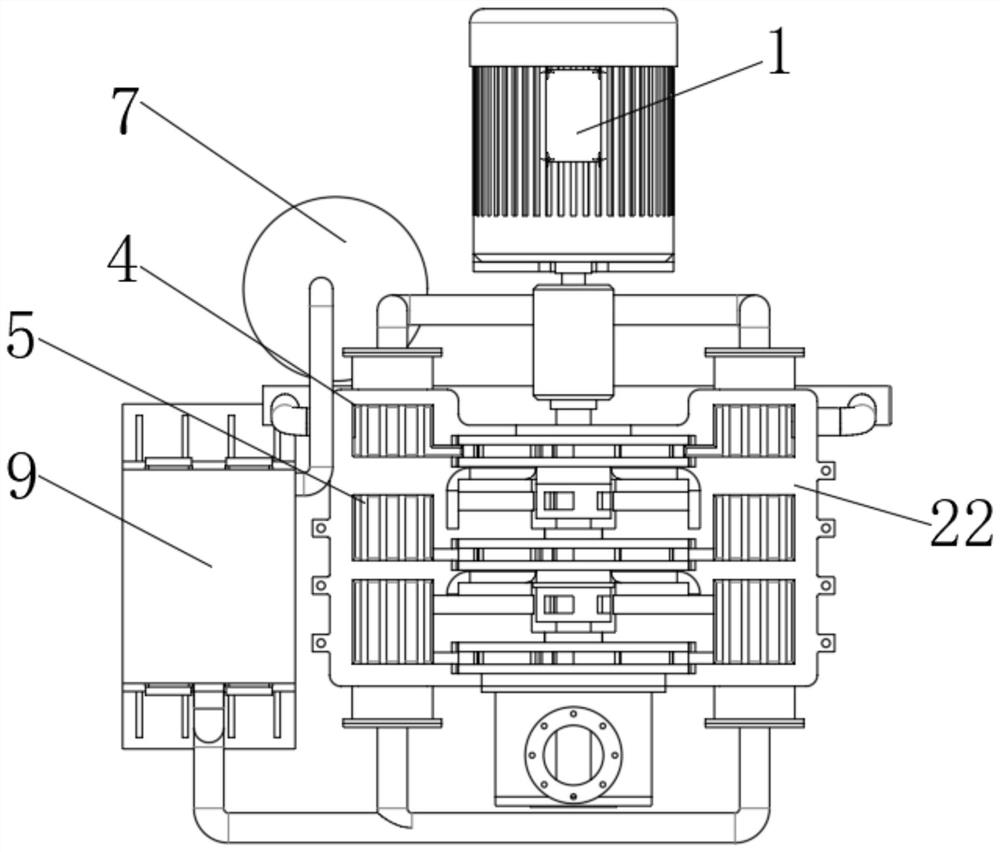 A green and environment-friendly low energy consumption silent air compressor