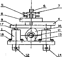 Workpiece combined clamp for abrasive wheel cutting machine