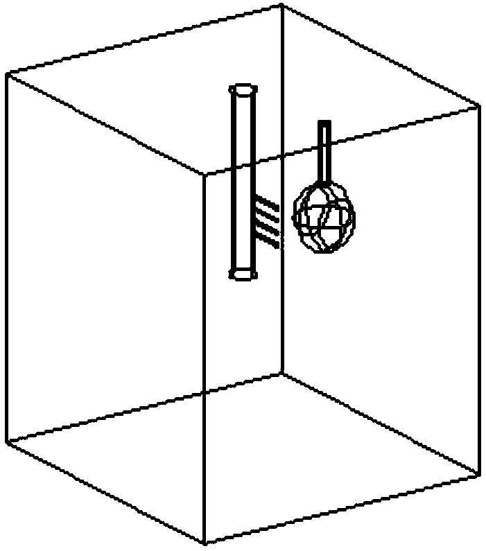 Targeted acidification fracturing physical simulation method for pore-type carbonate rock and application