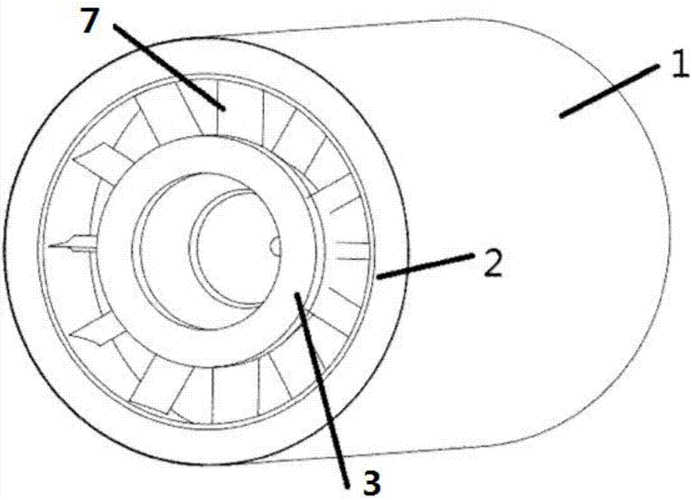 A pre-evaporation integrated afterburner