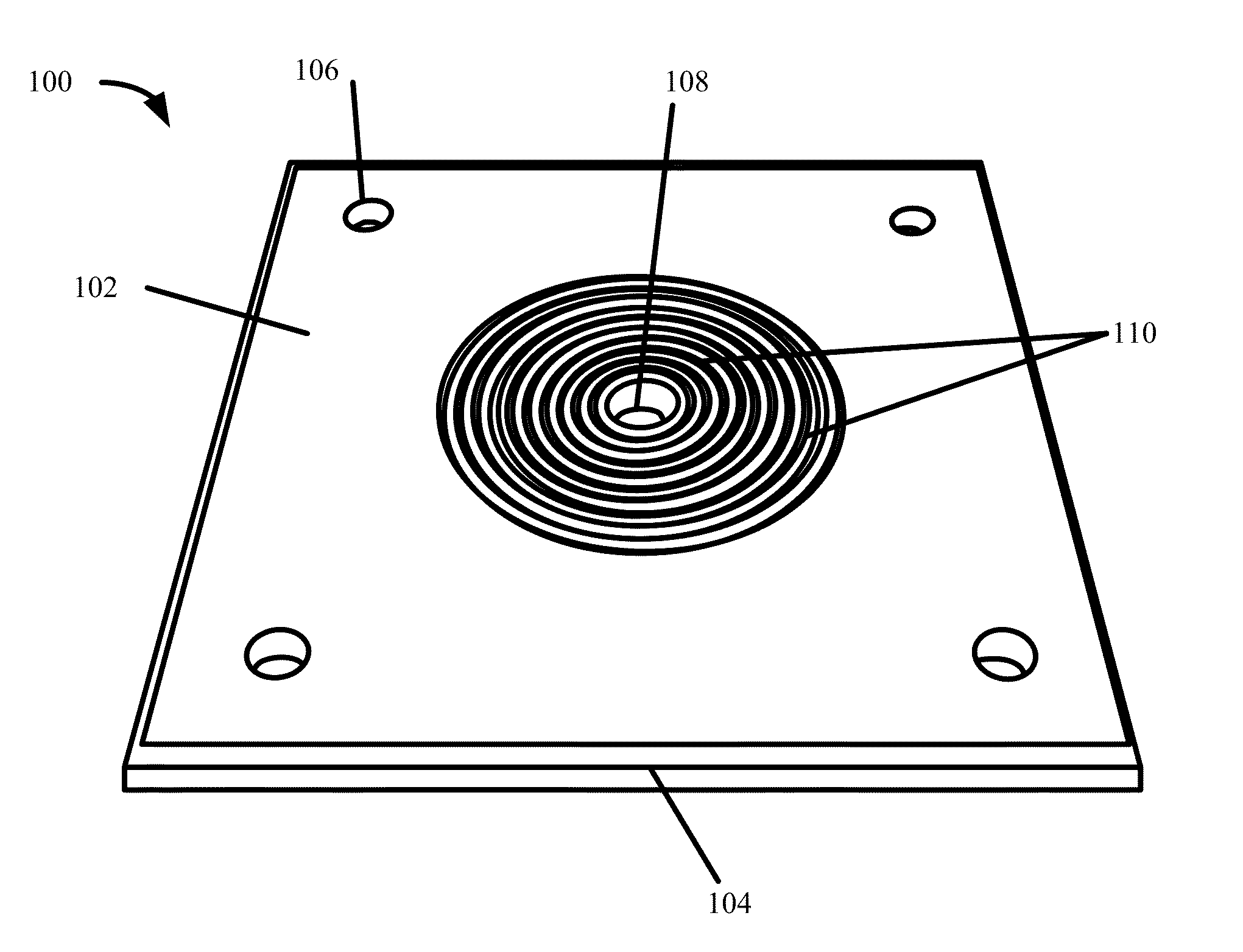 Planar ion funnel