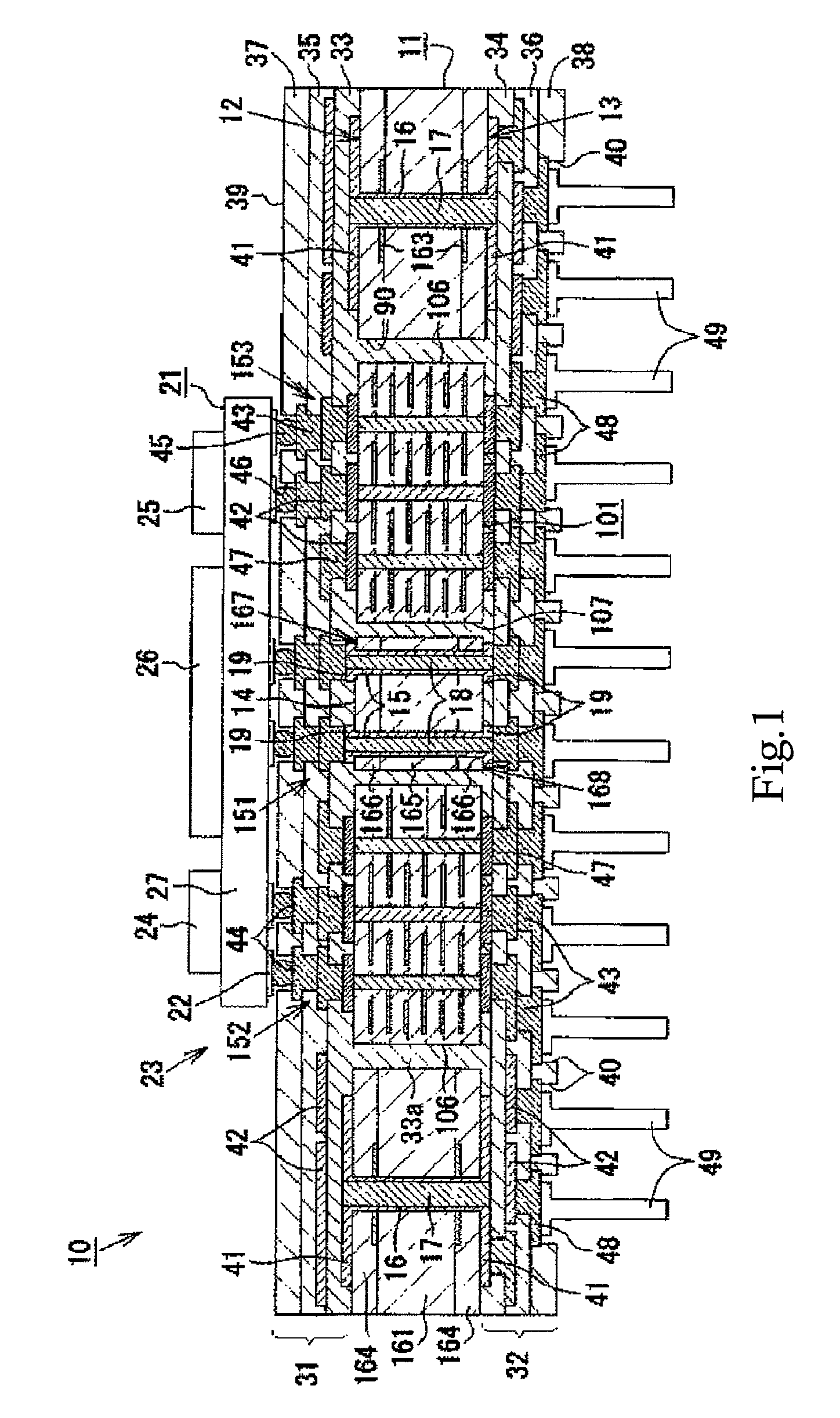 Capacitor built-in wiring board