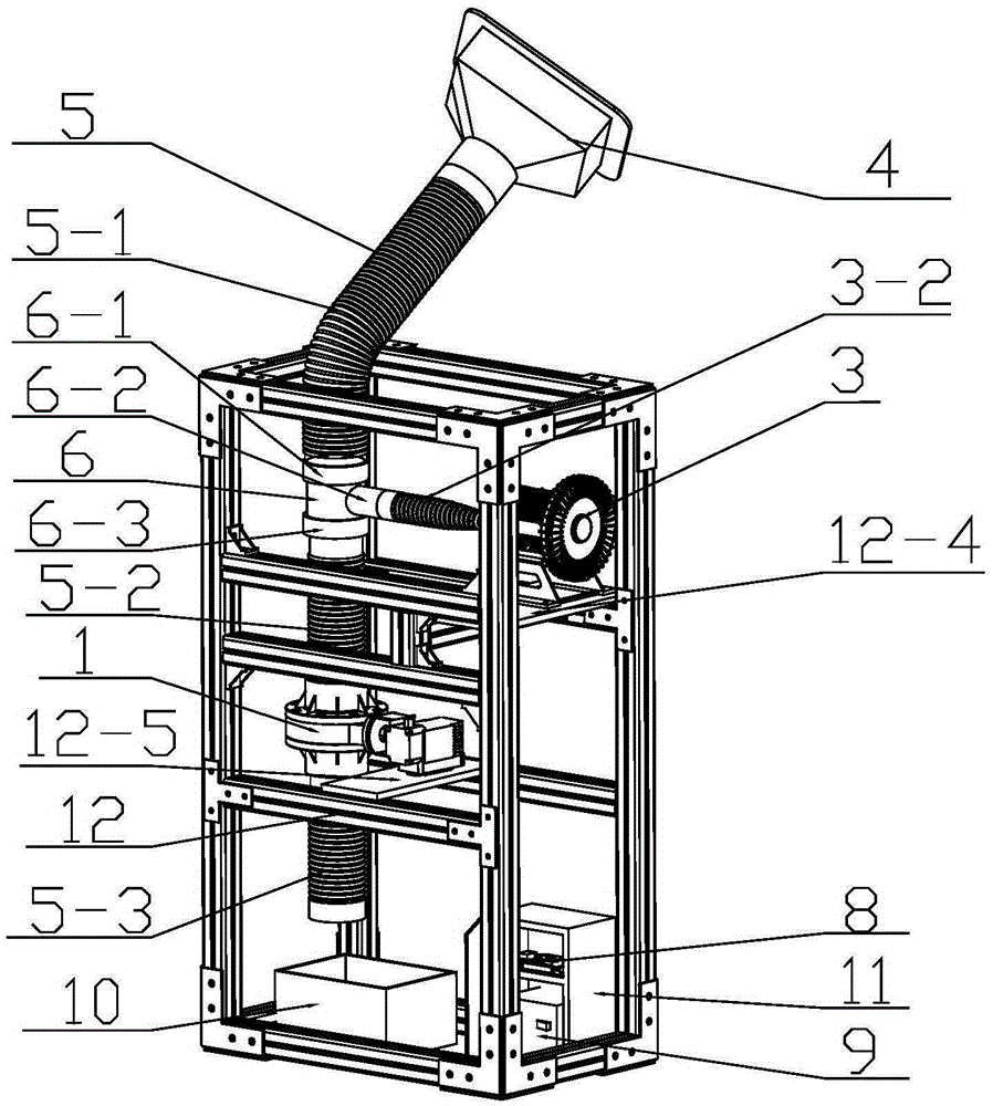 Anti-blocking isolation type Chinese wolfberry automatic collection device