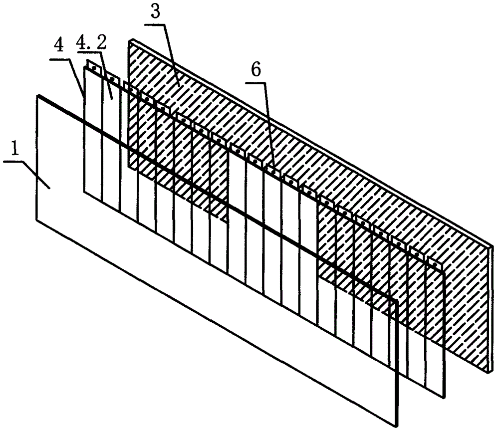 Blackboard writing projection system based on electric-control glass and used for teaching