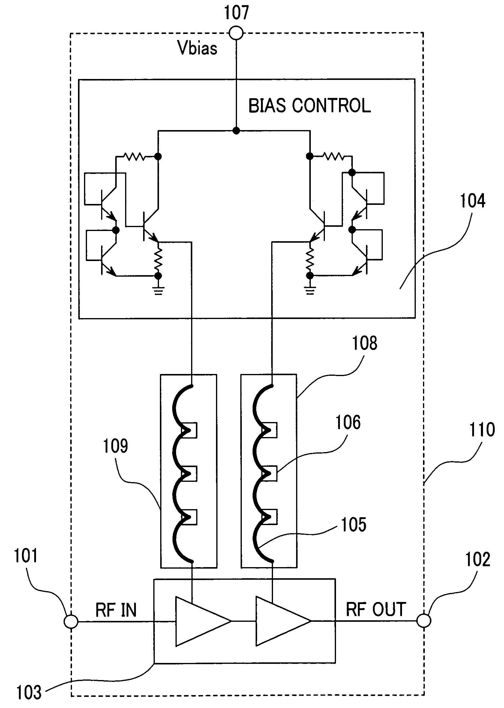 Radio frequency power amplifier module