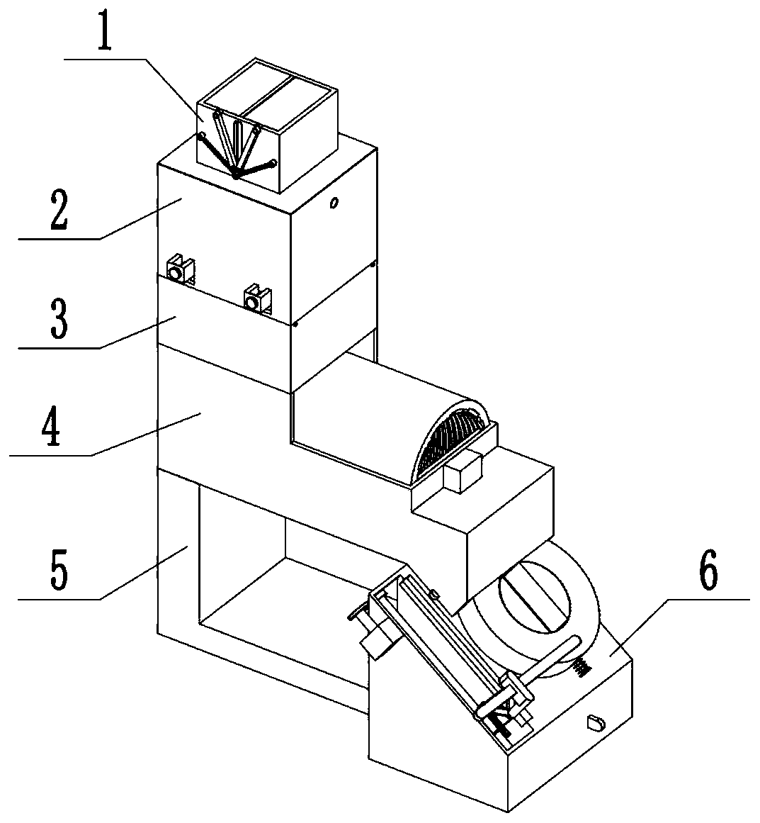 Medical waste classification and recovery device for cardiovascular department