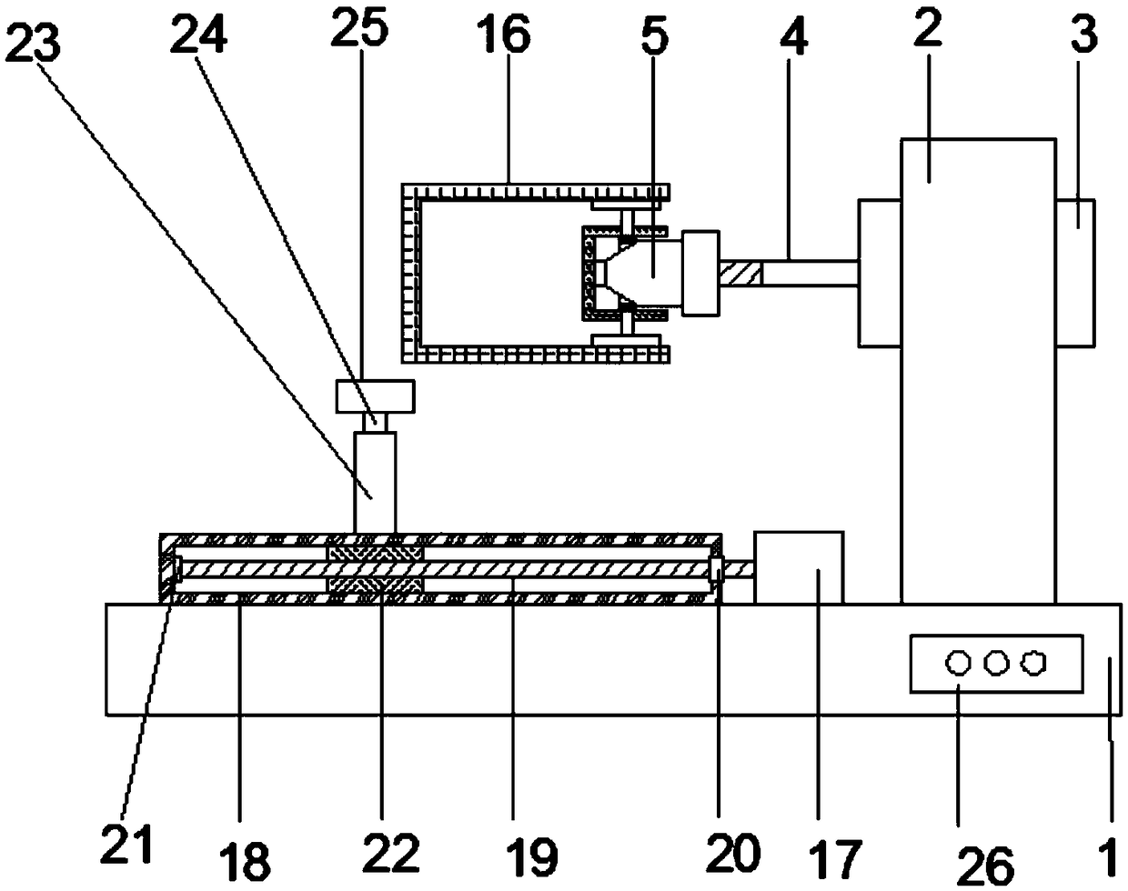 Lipstick metal tube polishing device