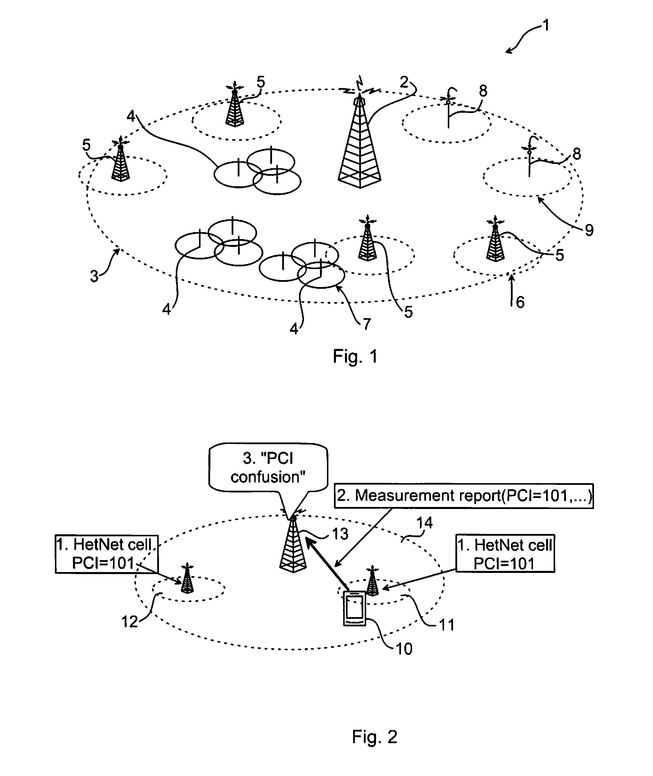 Methods in a base station for handling handover, base station, computer program and computer program product