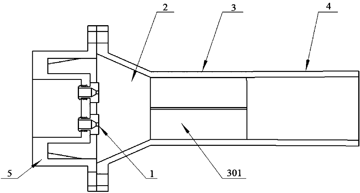 Multi-channel ejector for gas cooker, burner and gas cooker