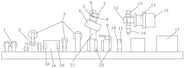 High-precision welding system for metal sheath for fireproof cable