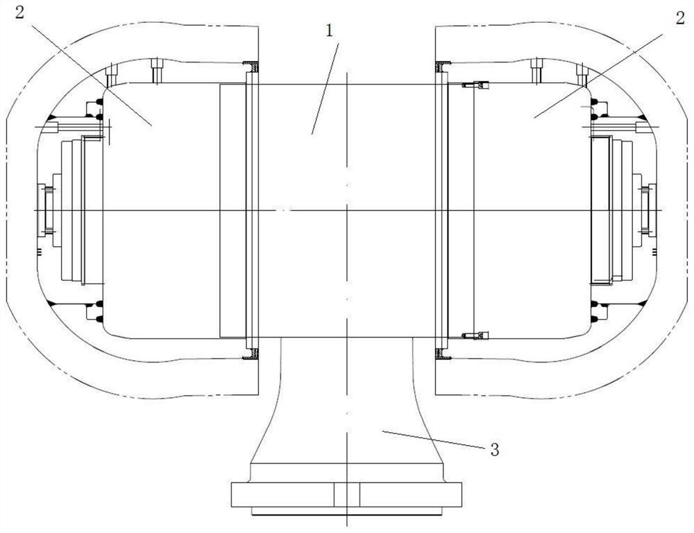 Heading machine and cutting power head device thereof