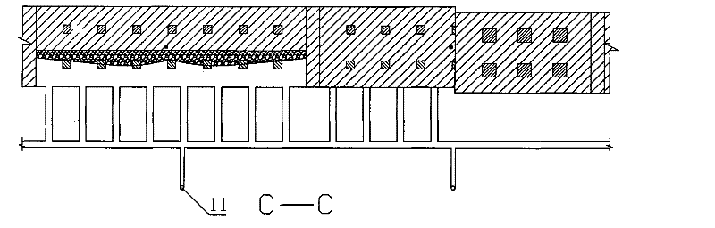 Middle-waisted bidirectional filling and mining method under canopy guard in thick and great metal mine in sea bed