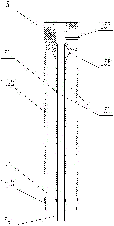 High-frequency vibratory sponge bar taking device and application