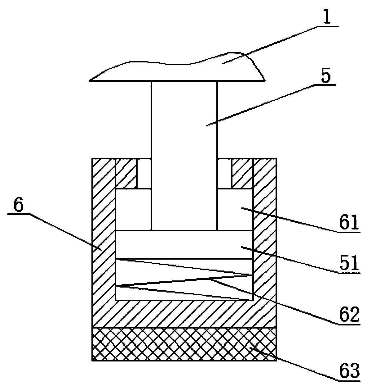 DC stabilized power supply with shock absorption function