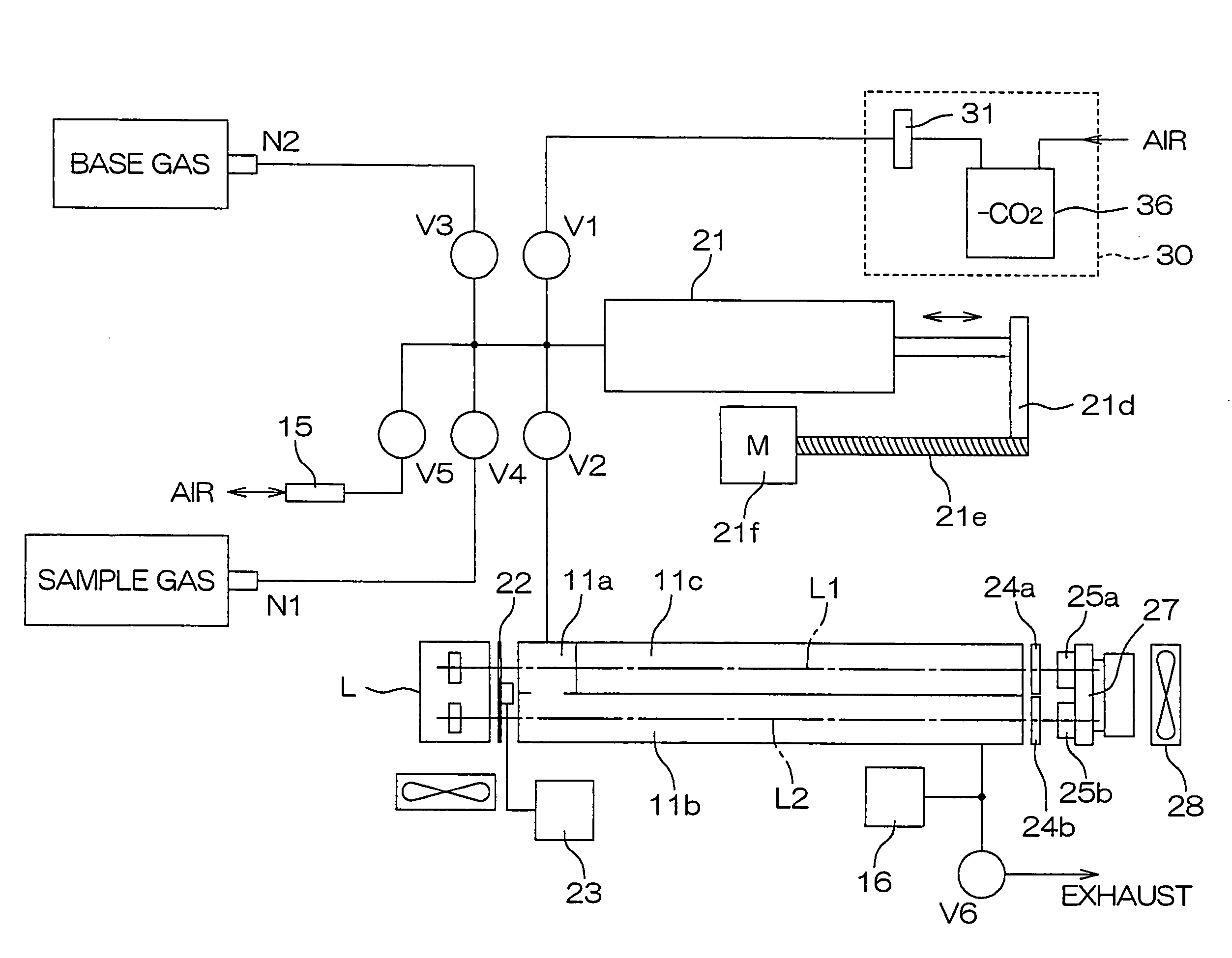 Method of Exhaled Gas Measurement and Analysis and Apparatus Therefor