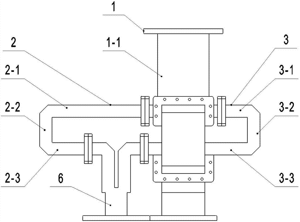 Truncated-cone matching coaxial waveguide orthogonal mode coupler