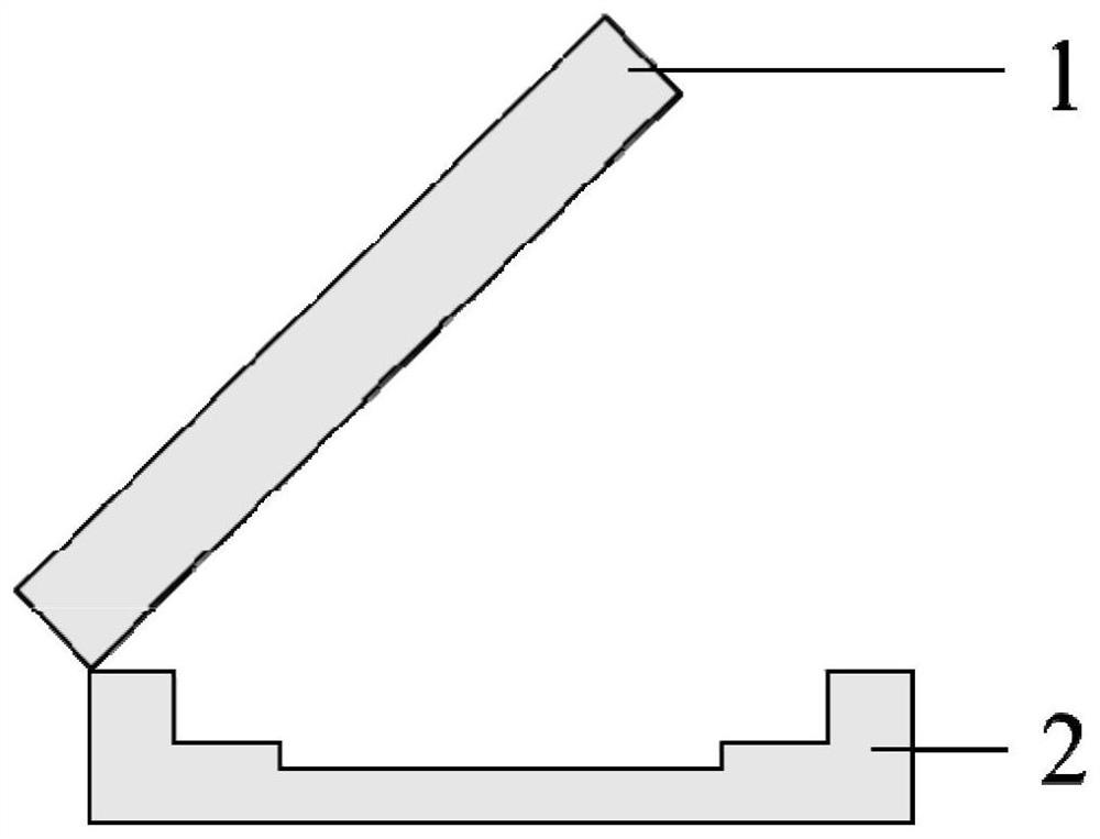 High-color-rendering composite fluorescent glass and preparation method thereof