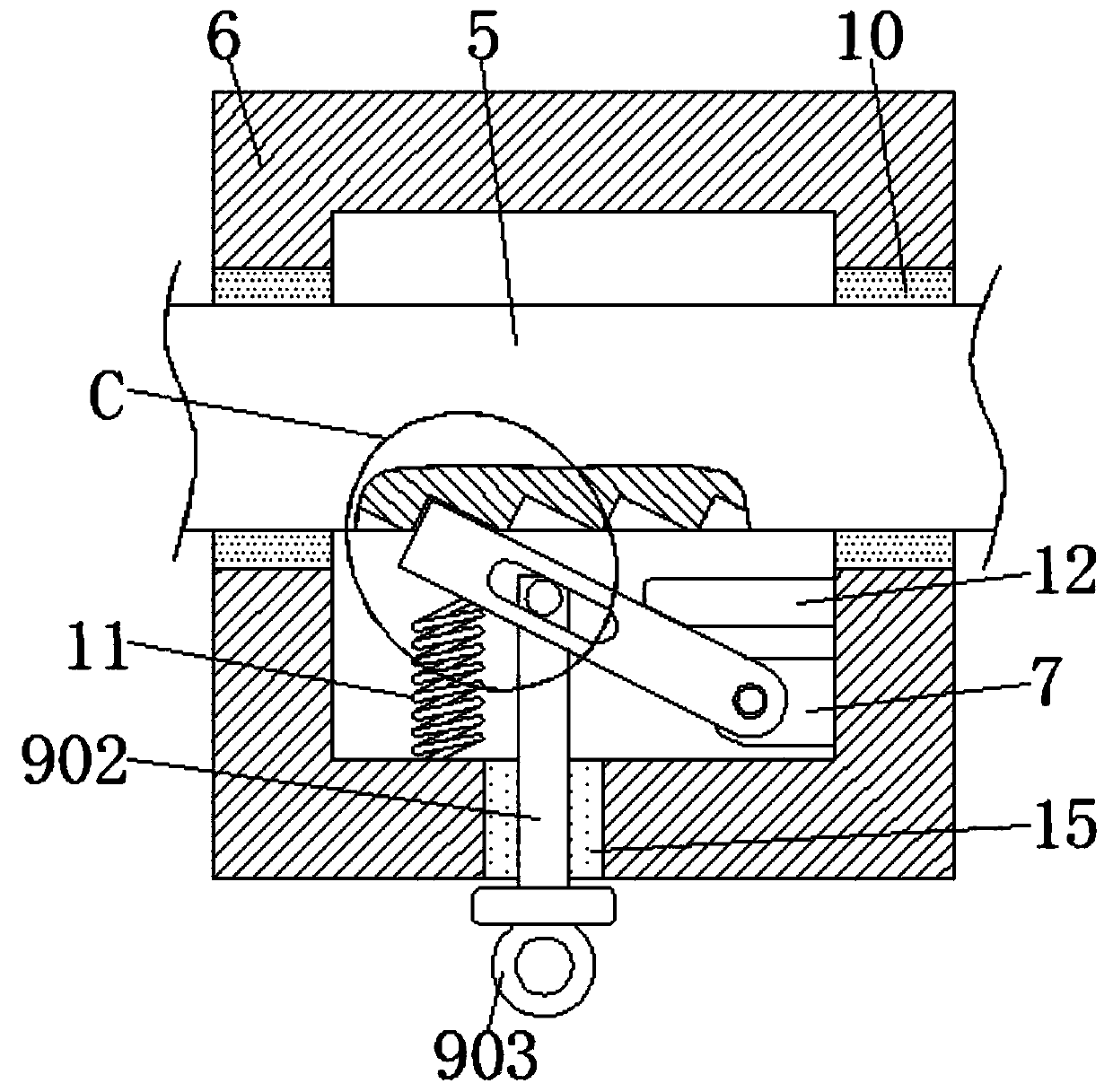 Extrusion head replacing mechanism of extruder for plastic production