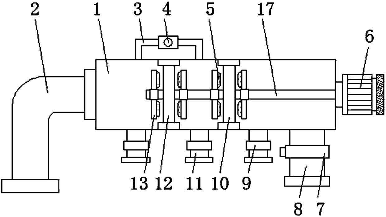 Water power generation pipeline water filtering device