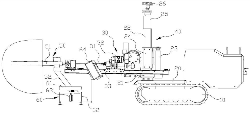 Automatic cutting drilling equipment for pulverized coal