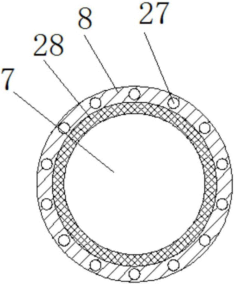 Crease removing and flattening device for plastic film