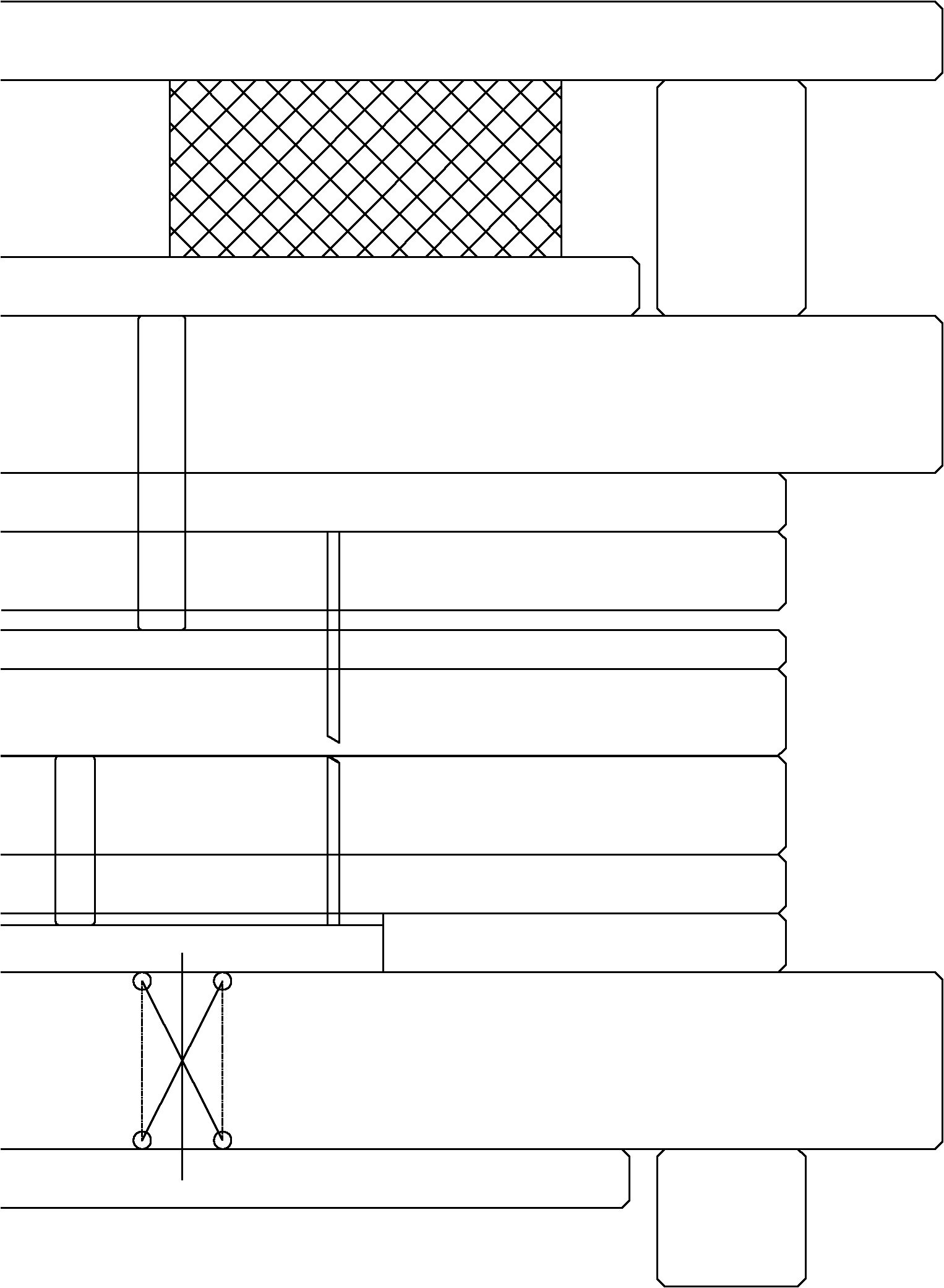 Spring plate puncture forming device