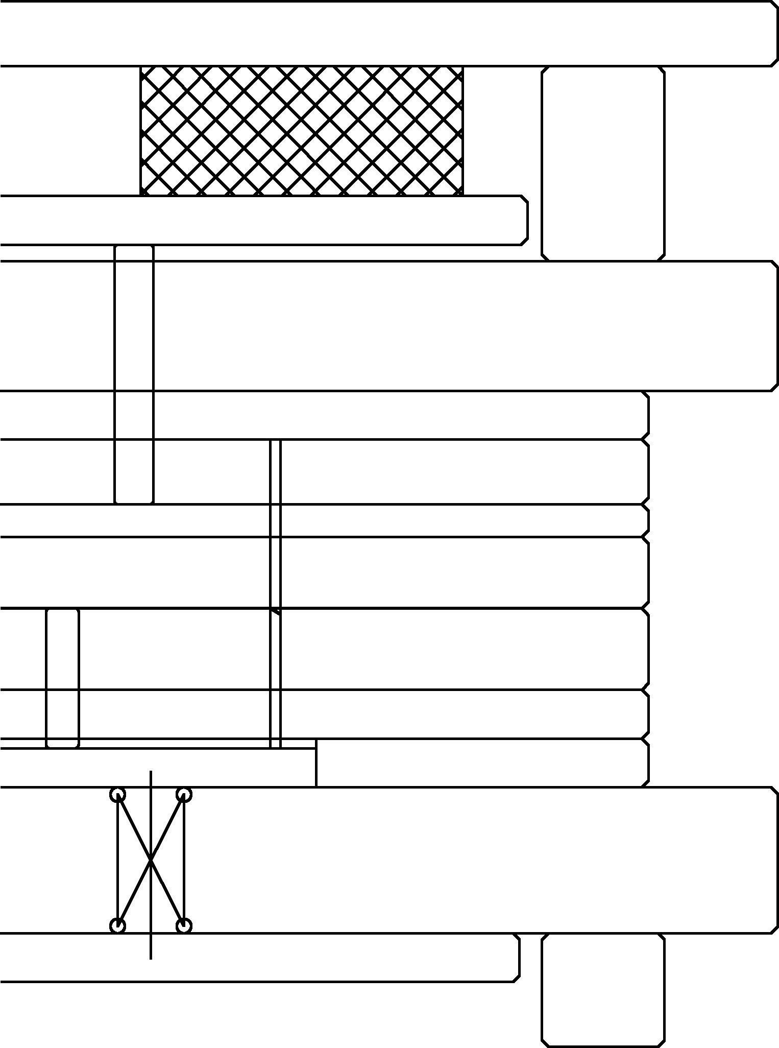 Spring plate puncture forming device