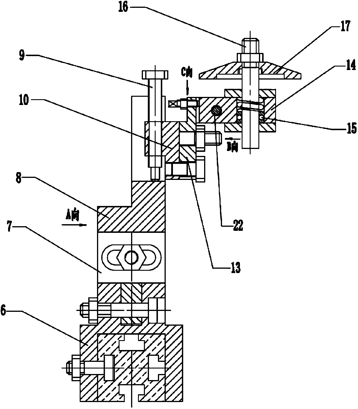 Semi-automatic deburring machine