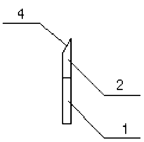 Cutting tool bit for point broken line of packaging bag