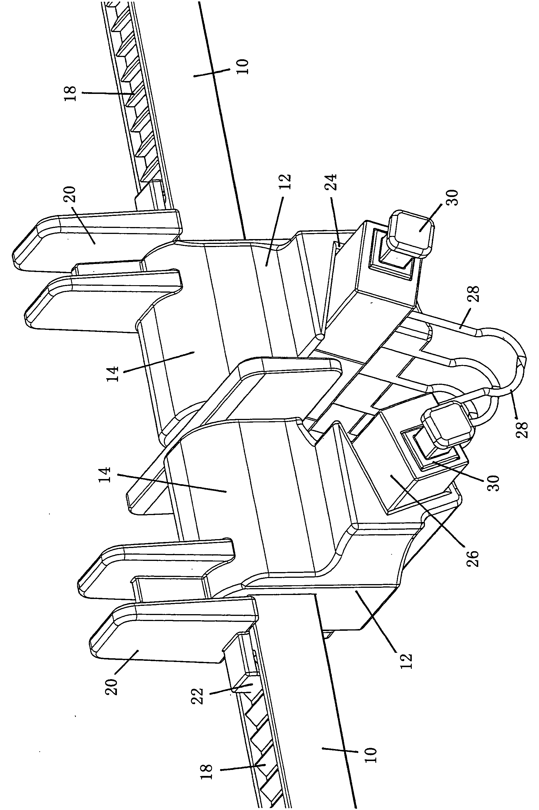 Instrument for stretching skin