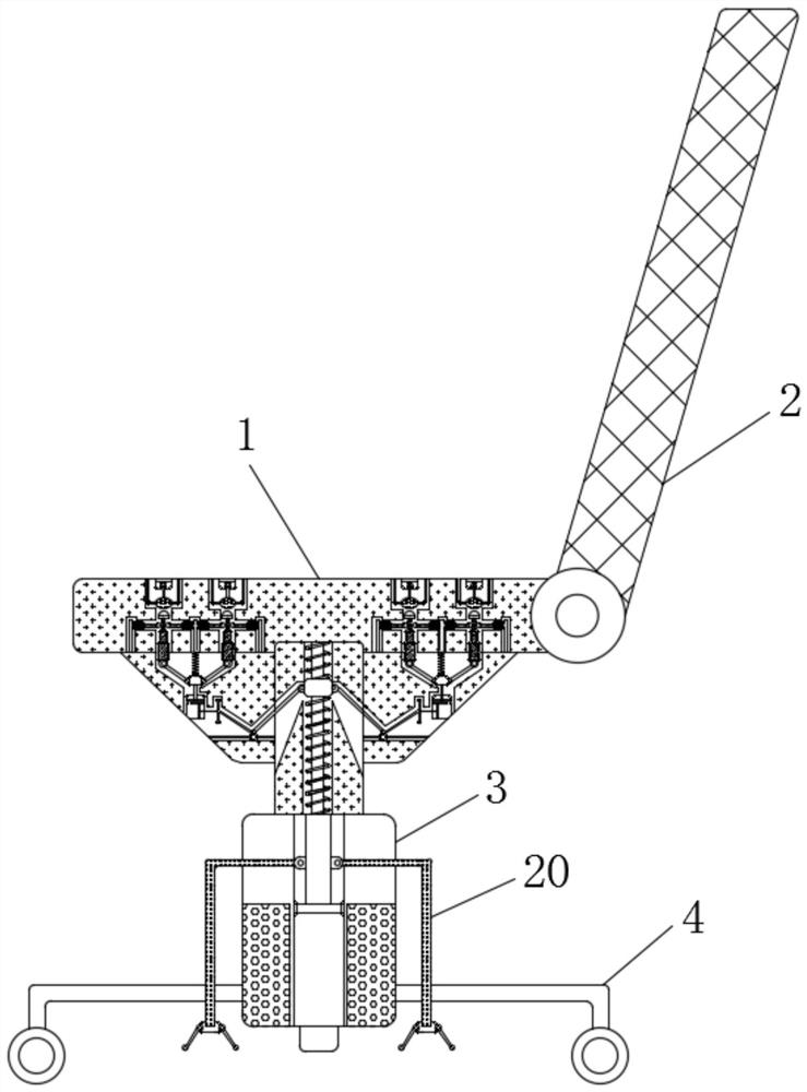 Intelligent manufacturing electronic sports chair based on lifting automatic heat dissipation