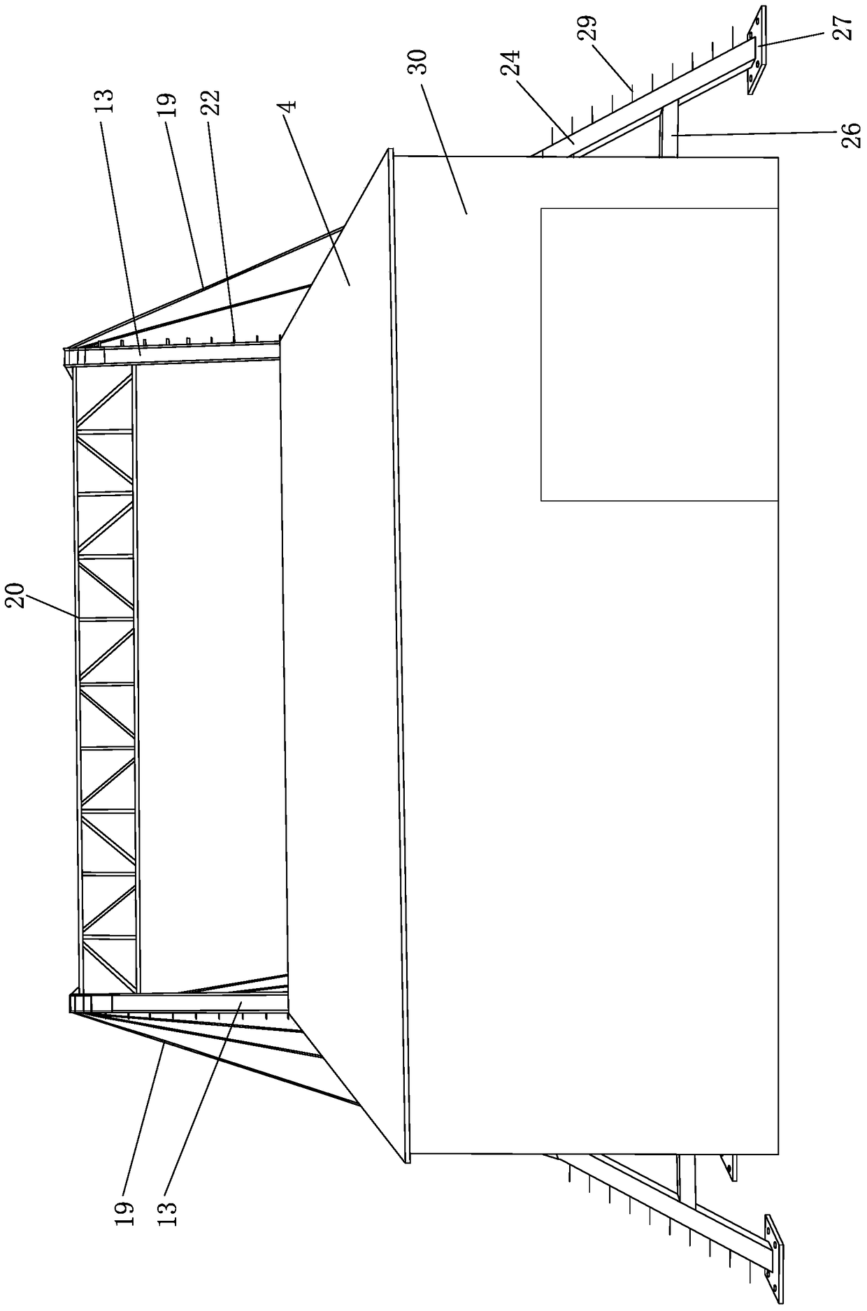 A room-type bag packing and shipping equipment